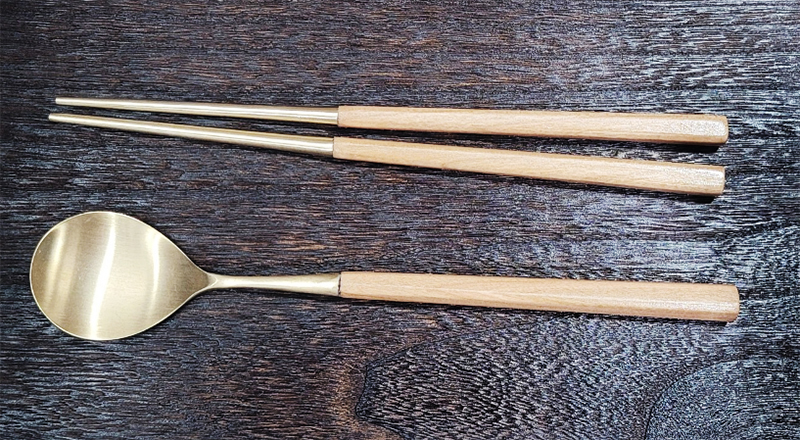유기수저 완성품 활용